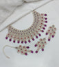 CHOKER NECKLACE EARRING JEWELLERY SET FOR WOMEN
