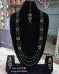 Handcrafted Multi-Strand Crystal Rani Haar & Earring Set