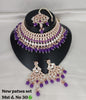 Traditional Maroon Patwa Choker Set
