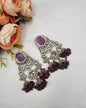 MULTI-JHUMKA STATEMENT CHANDELIER EARRINGS