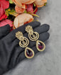 Teardrop Crystal Art Deco Statement Earrings