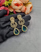 Teardrop Crystal Art Deco Statement Earrings