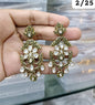 Royal Chandelier Earrings Antique Gold Ethnic Statement Jewelry