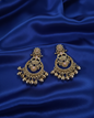 Antique Gold Plated Kashmiri Earrings Droplets Ghungroo For Woman & Girls
