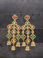 Multy Stone Long Earring