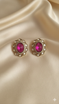 Sapphire Blue Oval Crystal Tops for Women