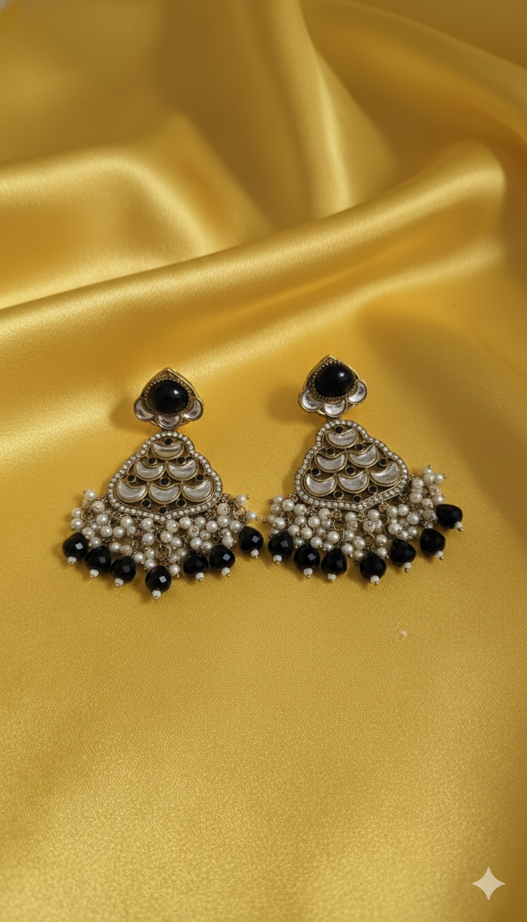 Elegant Sky Blue Heritage Drop Earring