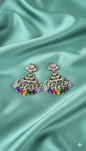 Elegant Sky Blue Heritage Drop Earring