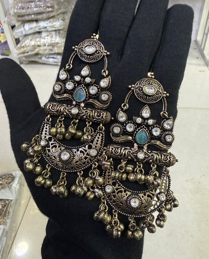 Chandbalis Ghungroo Earrings for Women