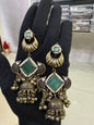 Antique Gold Statement Earrings for Women