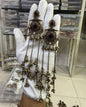 Long Chain with Ghungroo Earrings
