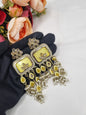 TRADITIONAL RECTANGULAR STATEMENT JHUMKA EARRINGS