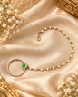 Ornate Halo Medallion Nath Ring
