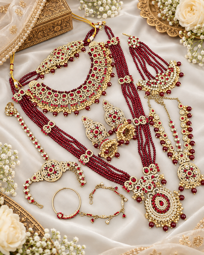 Bridal Indian Jewellery Set – Multi-Piece Ethnic Wedding Collection