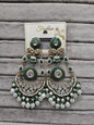 Handcrafted Meenakari & Pearl Bahubali Earrings