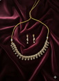 Marquise & Teardrop Stone-Embellished Adjustable Choker Necklace Set