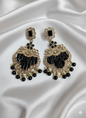 Traditional Black Chandelier Drop Dangle Earring