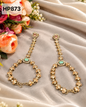 Geometric Stone Haath Phool Hand Harness