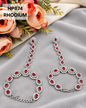 Halo Cluster Haath Phool Hand Chain with Finger Ring