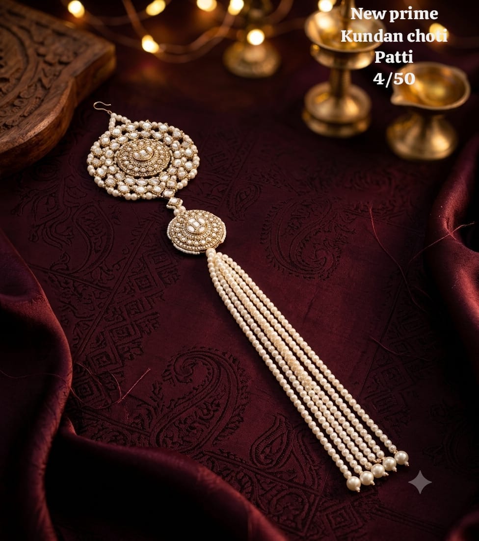 Imperial Medallion Kundan Choti Patti