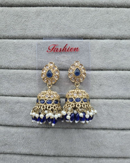 Pastel Pink & Pearl Jhumkhas
