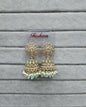 Deep Blue & Pearl Style Jhumkhas