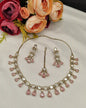 Sleek Heritage Kundan Droplet Necklace Set