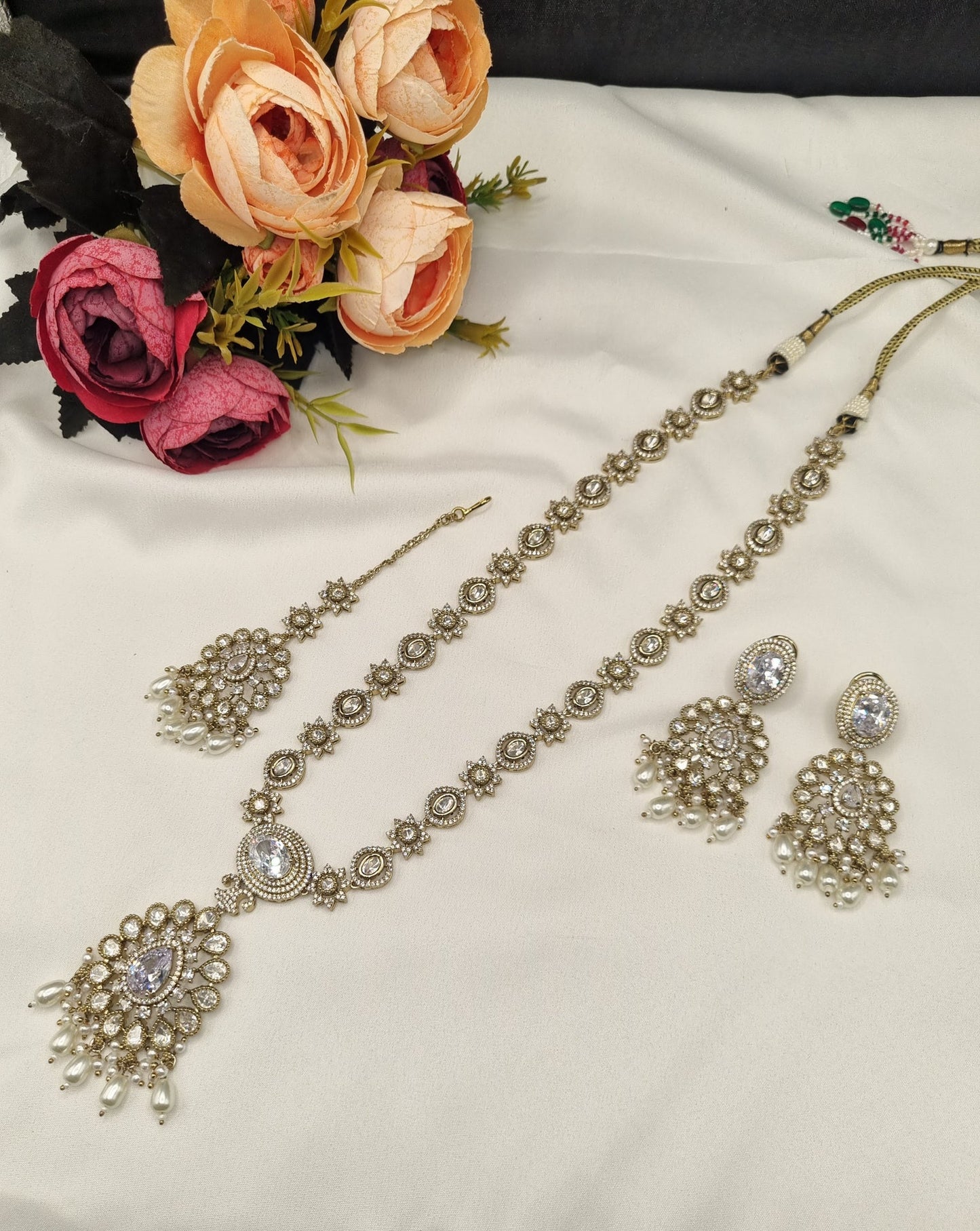 Royal Heritage Kundan Long Haram Set