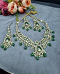 Handcrafted Kundan Layered Necklace Set with Earrings & Maangtikka