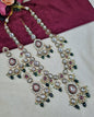 Bridal Kundan Necklace Set with Maang Tikka & Earrings