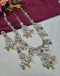 Bridal Kundan Necklace Set with Maang Tikka & Earrings