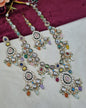 Bridal Kundan Necklace Set with Maang Tikka & Earrings