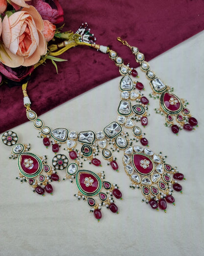 Handcrafted Royal Kundan Jewelry Set