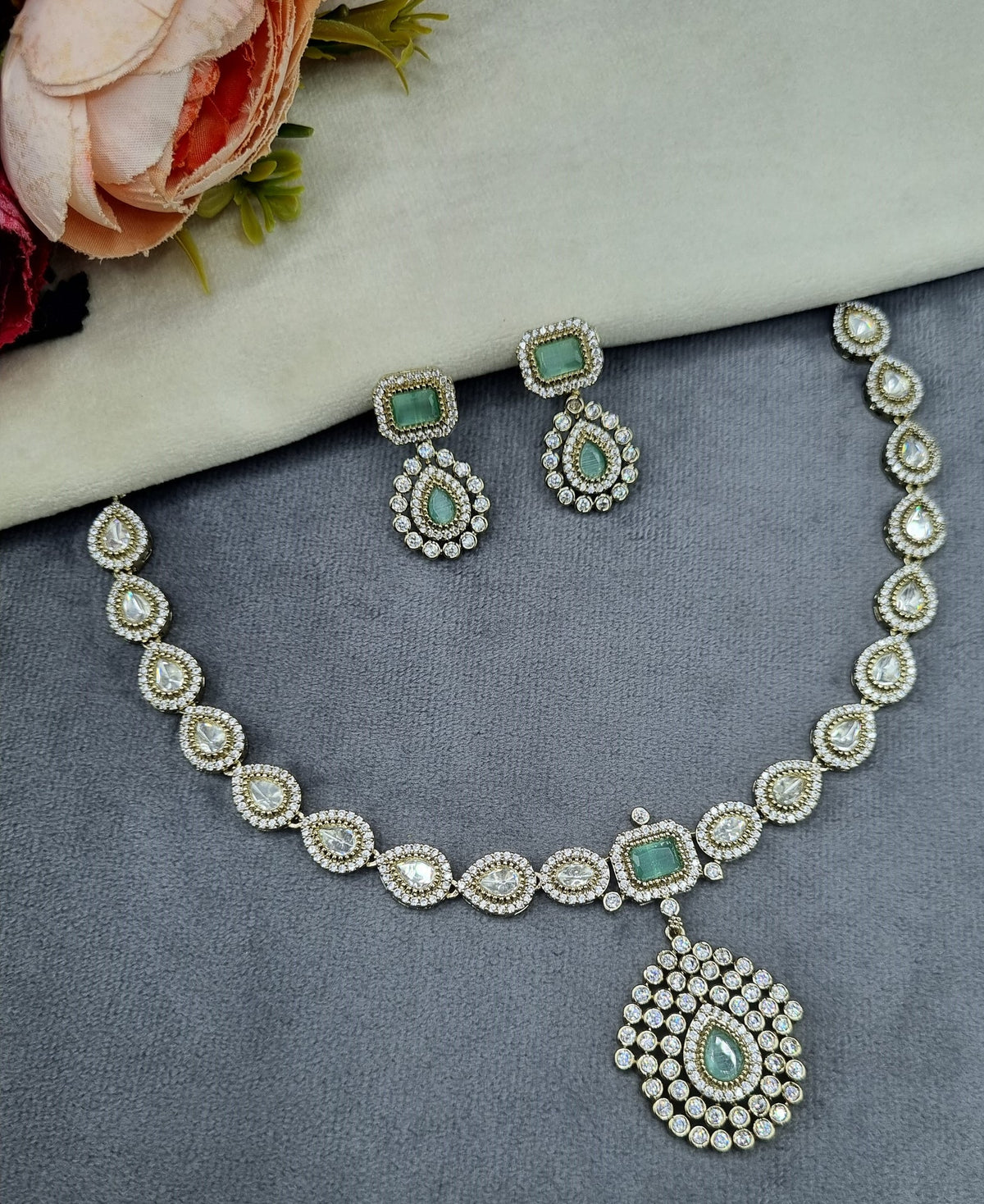 Elegant Bridal & Festive Kundan Jewelry Set