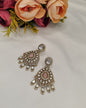 Shield Cluster Kundan Earrings