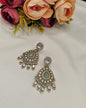 Shield Cluster Kundan Earrings