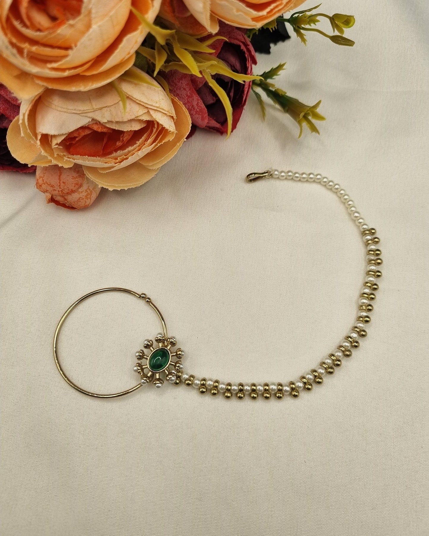 Heritage Oval Cabochon Nose Ring