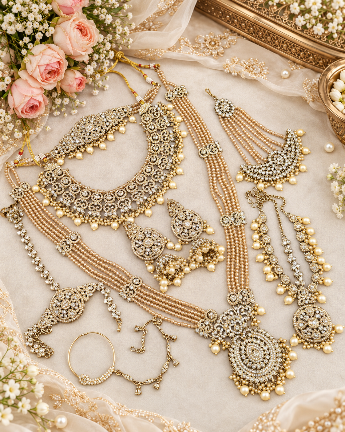 Bridal Indian Jewellery Set – Multi-Piece Ethnic Wedding Collection