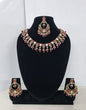 Handcrafted Floral  Antique Gold Plated Necklace Set For woman