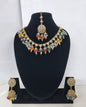 Traditional Floral Choker Necklace set With Earrings & Maang Tikka