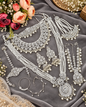 Bridal Rhodium Polish Jewellery Set – Complete Multi-Piece Wedding Collection