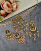 Antique Choker Set with Earrings & Maang Tikka