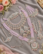 Bridal Rhodium Polish Jewellery Set – Complete Multi-Piece Wedding Collection