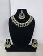 Handcrafted Floral  Antique Gold Plated Necklace Set For woman