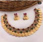 Traditional Gold Coin Temple Choker Set