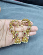 Floral Ear Cuffs with Jhumka Drops